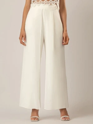APART Spodnie w kolorze kremowym rozmiar: 42