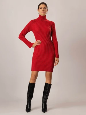 APART Sukienka dzianinowa w kolorze czerwonym rozmiar: 40