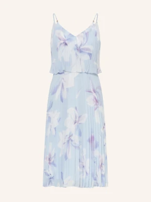 Apart Sukienka Koktajlowa Plisowana blau