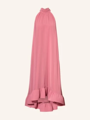 Apart Suknia Wieczorowa Z Falbanami rosa