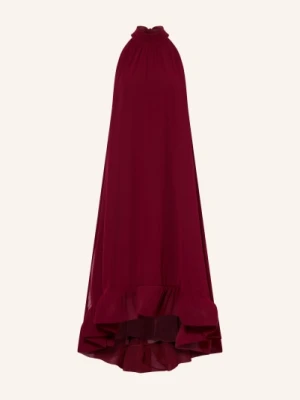 Apart Suknia Wieczorowa Z Falbanami rot