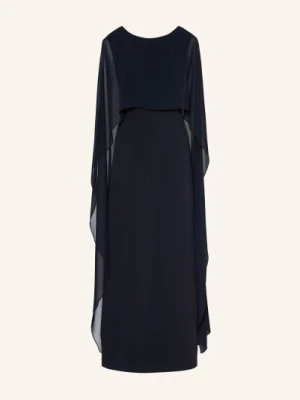 Apart Suknia Wieczorowa Z Mieszanki Materiałów blau