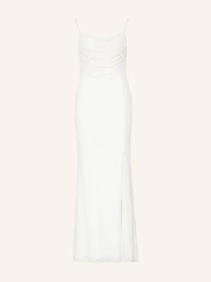 Apart Suknia Wieczorowa Z Ozdobnymi Perełkami weiss