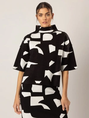 APART Sweter w kolorze czarno-białym rozmiar: 44/46