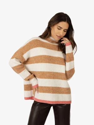 APART Sweter w kolorze kremowo-karmelowym rozmiar: 40/42