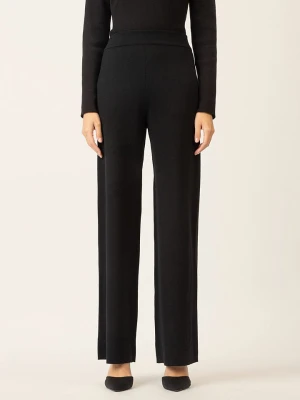 APART Wełniane spodnie w kolorze czarnym rozmiar: XL