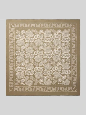 Apaszka z bawełny we wzór na całej powierzchni MADS NØRGAARD