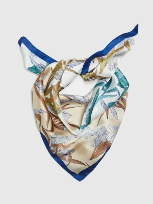 Apaszka z wzorem beżowa Moodo