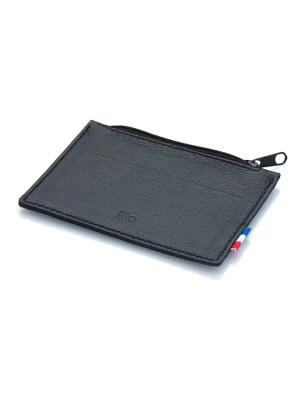 APOCOPE Skórzany portfel w kolorze czarnym - 10,7 x 7,6 x 0,30 cm rozmiar: onesize