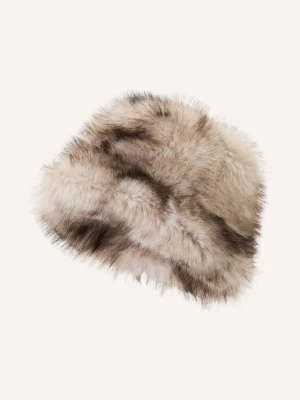 Apparis Czapka Typu Bucket Gilly Ze Sztucznego Futra beige