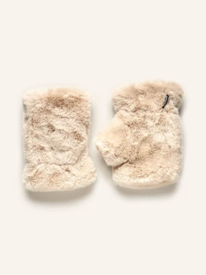 Apparis Rękawiczki Ariel Ze Sztucznego Futra weiss