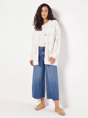 Apricot Kardigan w kolorze białym rozmiar: XS