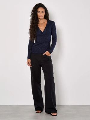 Apricot Sweter w kolorze granatowym rozmiar: L