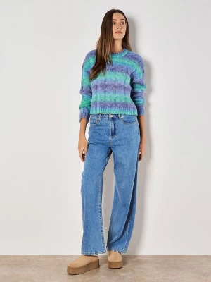 Apricot Sweter w kolorze turkusowo-niebieskim rozmiar: M