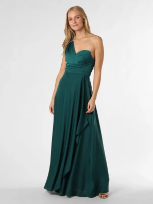 Apriori Damska sukienka wieczorowa Kobiety Sztuczne włókno zielony jednolity,