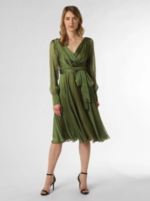 Apriori Damska sukienka wieczorowa Kobiety Szyfon zielony jednolity,