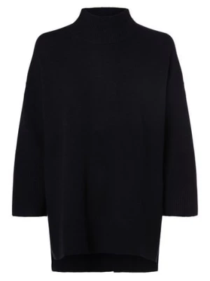 Apriori Damski sweter z wełny merino Kobiety Wełna merino niebieski jednolity, L/XL