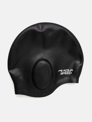 Aqua Speed czepek pływacki kolor czarny EAR.CAP.