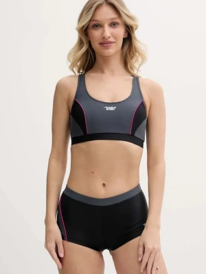Aqua Speed dwuczęściowy strój kąpielowy Fiona kolor czarny lekko usztywniona miseczka