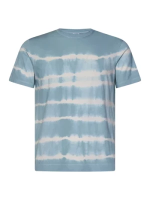 Aqua Zielona Koszulka z Efektem Tie Dye Malo