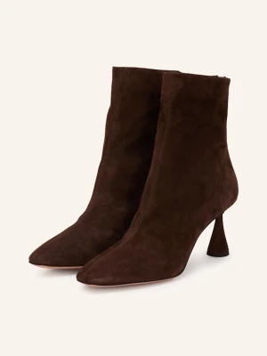 Aquazzura Botki Amore braun CIEMNOBRĄZOWY