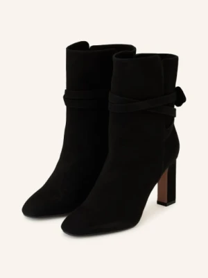 Aquazzura Botki Very Bow Tie schwarz