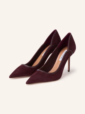 Aquazzura Czółenka Plush Pump 85 rot CIEMNOCZERWONY