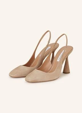 Aquazzura Czółenka Z Odkrytą Piętą Amore beige