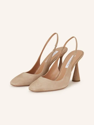 Aquazzura Czółenka Z Odkrytą Piętą Amore beige