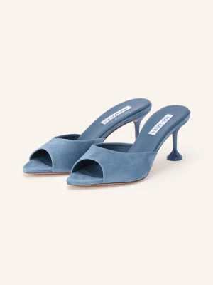 Aquazzura Klapki Typu Mules Bisous blau NIEBIESKI