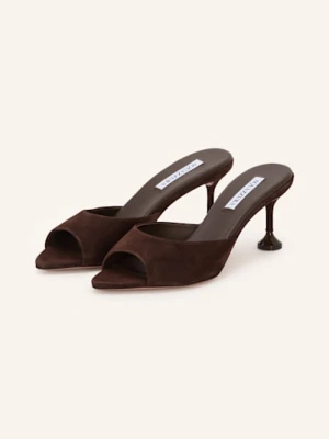 Aquazzura Klapki Typu Mules Bisous braun