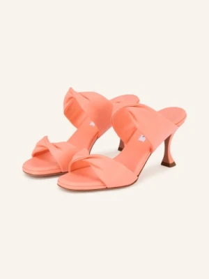 Aquazzura Klapki Typu Mules Twist rosa