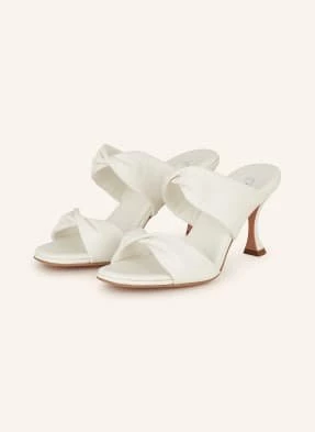 Aquazzura Klapki Typu Mules Twist weiss