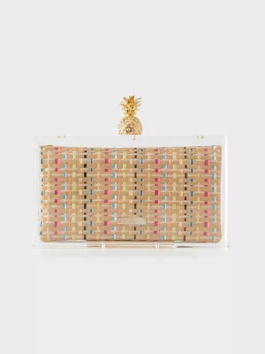 Aquazzura Kopertówka Mustique Clutch