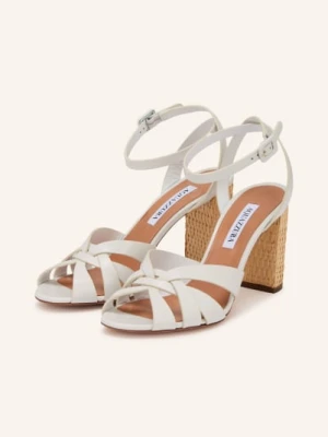 Aquazzura Sandały Copacabana weiss