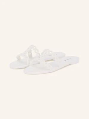 Aquazzura Sandały Infinity Chain weiss