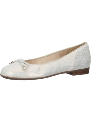 Ara Shoes Skórzane baleriny w kolorze kremowym rozmiar: 38,5