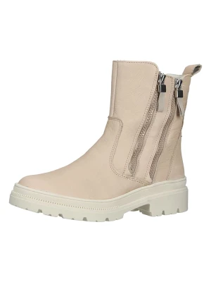 Ara Shoes Skórzane botki w kolorze beżowym rozmiar: 41