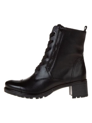 Zdjęcie produktu Ara Shoes Skórzane botki w kolorze czarnym rozmiar: 36,5