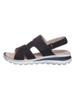Ara Shoes Skórzane sandały w kolorze granatowym rozmiar: 40