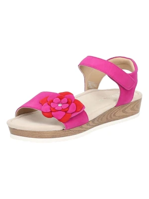 Ara Shoes Skórzane sandały w kolorze różowym rozmiar: 41