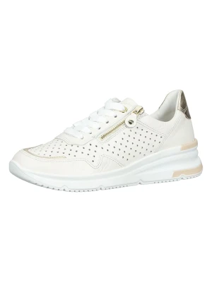 Ara Shoes Skórzane sneakersy w kolorze złoto-kremowym rozmiar: 42