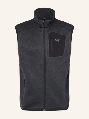 Arc'teryx Dzianinowa Kamizelka Polarowa Covert schwarz CZARNY