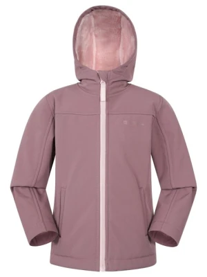 Arctic — dziecięca kurtka typu sofshell ocieplana polarem - Pink Mountain Warehouse
