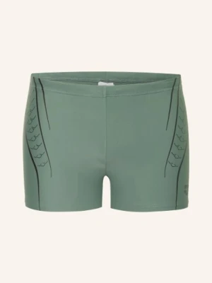 Arena Kąpielówki Double Graphic Z Ochroną Uv 50+ grau