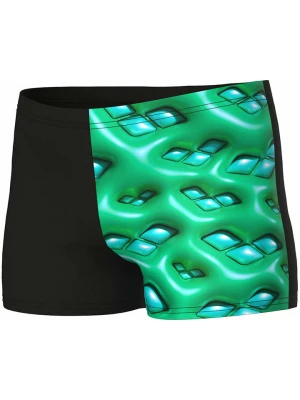 Arena Kąpielówki w kolorze czarno-zielonym rozmiar: 128