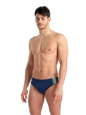 Arena Kąpielówki w kolorze granatowym ze wzorem rozmiar: 5