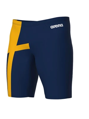 Arena Kąpielówki w kolorze żółto-granatowym rozmiar: 6