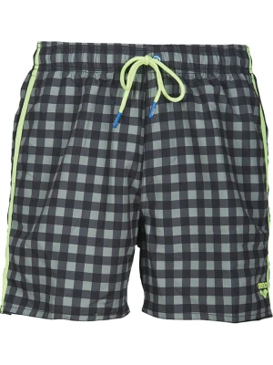 Arena Szorty kąpielowe "Small Checks" w kolorze czarno-szarym rozmiar: S