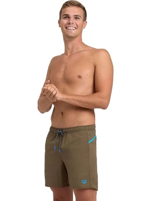 Arena Szorty kąpielowe w kolorze jasnobrązowym rozmiar: L